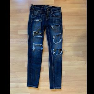 American Eagle Ripped Jeggings